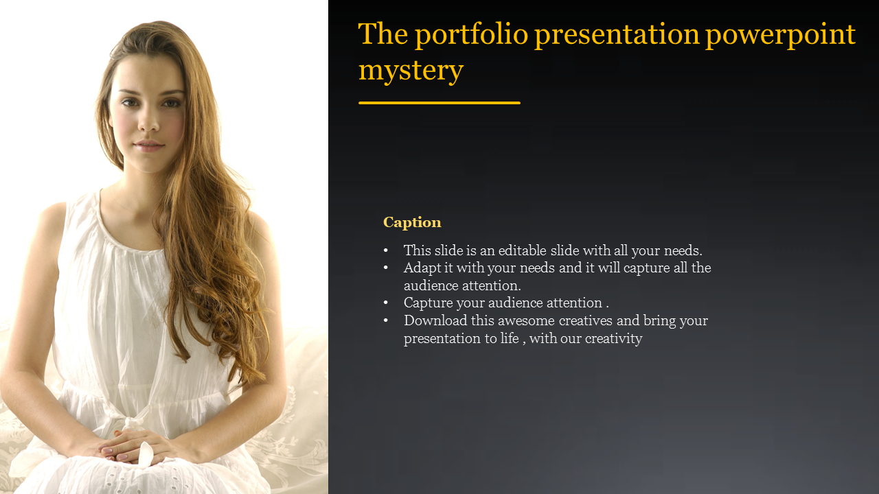 Portfolio Presentation PowerPoint Template and Google Slides